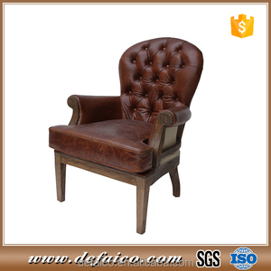 Vendimia deconstructed cuero moñ<span class=keywords><strong>udo</strong></span> silla - Product Image 1