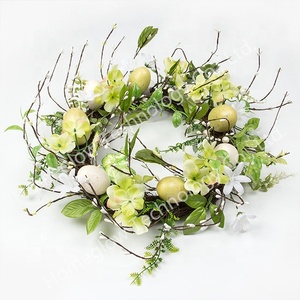 <span class=keywords><strong>Couronne</strong></span> <span class=keywords><strong>de</strong></span> fleurs artificielles <span class=keywords><strong>personnalisée</strong></span>, féerique, décoration pour mariage, noël ou automne - Product Image 3
