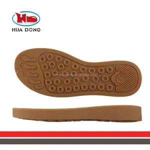 แต่เพียงผู้เดียวผู้เชี่ยวชาญ HuaDong ราคาที่แข่งขันวัสดุนุ่มผู้ชายรองเท้าลำลองยางแต่เพียงผู้เดียว