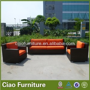 Muebles de jardín moderno de <span class=keywords><strong>2</strong></span> <span class=keywords><strong>plazas</strong></span> sofá de mimbre corazón - Product Image 1