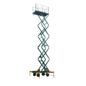 used in changing of street lights electric mobile scissor lift