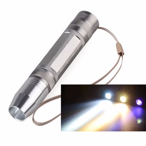 Nuovo Stile Potente <span class=keywords><strong>LED</strong></span> UV Giallo Luce Bianca Giada Torcia 18650 Ricaricabile Giallo Luce Della Torcia Elettrica per Della Pietra Preziosa