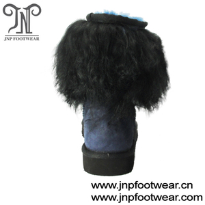 Nouveaux produits chauds en peau de <span class=keywords><strong>mouton</strong></span> bottes fourrées en peau de <span class=keywords><strong>mouton</strong></span> femmes cheville bottes En Gros - Product Image 4
