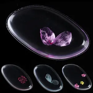 FY097 Ellipse Jelly Cosmetic Makeup Tool Sponge Soft Blender Silicone BB CC Cream Foundation pulver puff