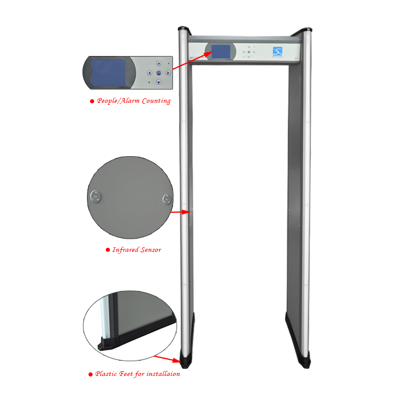 Top grand door frame metal detector for security XLD-B(LED)
