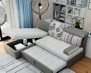 Sofá <span class=keywords><strong>Cama</strong></span> Moderno con Almacenamiento, Sofá en Forma de <span class=keywords><strong>L</strong></span>, Sofá Seccional, Sofá <span class=keywords><strong>Cama</strong></span> - Product Image 3