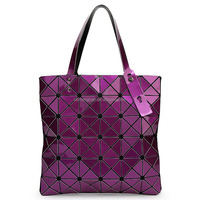 Holographic Hình Học Kim Cương Mềm Phụ Nữ Túi Xách Bán Buôn Từ Trung Quốc