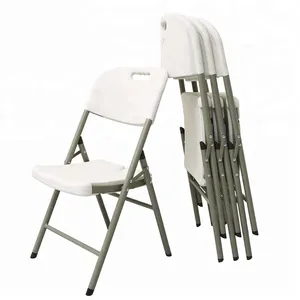 Silla plegable de plástico apilable para exteriores o interiores, muebles modernos para fiestas, bodas, jardín, calidad comercial