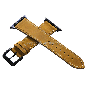 Pour Iwatch 3 Vintage <span class=keywords><strong>Bracelet</strong></span> En Cuir pour 42mm <span class=keywords><strong>Apple</strong></span> <span class=keywords><strong>Montre</strong></span> de Courroie De Bande <span class=keywords><strong>Montre</strong></span> <span class=keywords><strong>Bracelet</strong></span> - Product Image 4
