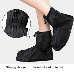 Couvre-bottes de pluie antistatiques légers pour l'extérieur, toutes saisons, imperméables, pour motards et cyclistes, en PVC - Product Image 4