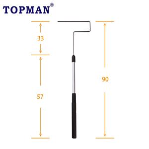 Vigía al por mayor economical9 pulgadas pintura pared cepillo de fibra de vidrio cepillo de rodillo con extensión <span class=keywords><strong>palo</strong></span> marco - Product Image 4