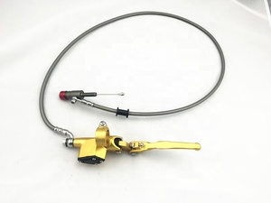 Levier d'embrayage hydraulique avec maître <span class=keywords><strong>cylindre</strong></span>, CNC, 50/110cc/125cc, 900/1200mm, pour moto/motocross, dirt bike, quad - Product Image 5