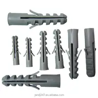 Pvc Expansion Furniture Fasteners Fixing Nylon Plastic Drywall Wall Plugs Anchor for Insulation