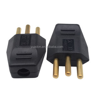 Pour YUADON YD-163 Prise murale électrique standard brésilienne 10/20A, prise en nylon, alimentation CA, matériau en laiton, 10A nominal pour le Brésil - Product Image 6