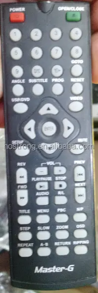 Master-G DVD VCD Remote control