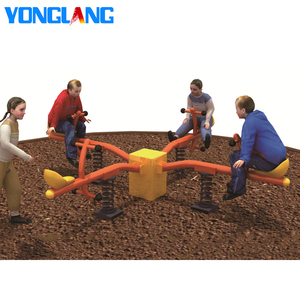 Popular Balancín de Acero Galvanizado Yonglang para Cuatro Niños, Equipo de Diversión para Exteriores con Capacidad de 100 kg para Recreación al Aire Libre - Product Image 2