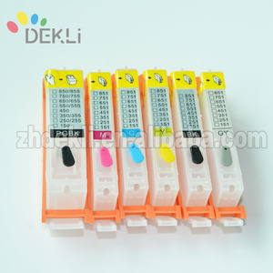 PGI250XL <span class=keywords><strong>CLI251XL</strong></span> סיטונאי מחסניות Canon MG5420 MG6320 IP7220 Ciss מחסנית דיו עם איפוס שבב - Product Image 5