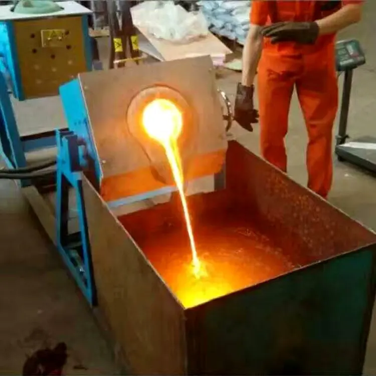 500KG Coreless Electric Induction FurnaceためMelting Iron/鋼/銅/アルミ