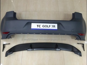 PARE-CHOCS ARRIÈRE pour VW <span class=keywords><strong>GOLF</strong></span> 7 <span class=keywords><strong>R</strong></span> <span class=keywords><strong>LINE</strong></span> 2013 5G6 807 417 <span class=keywords><strong>E</strong></span> / 5G6807417E - 5G6807417 - Product Image 5