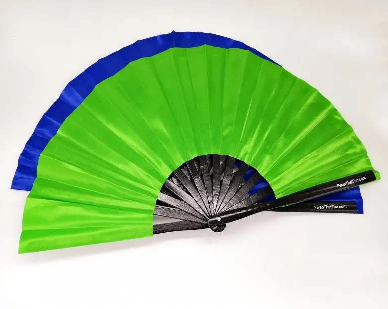 Best Verkopende Zwarte Bamboe Snap Grote Hand Fans Voor Club