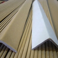 Protector de tablero de borde de caja de esquina de ángulo de papel amarillo directamente de fábrica