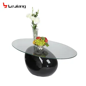 Free Sample Metal Luxury Ceramic Flower Tray Center Modern Gold Color Ergonomics Coffee Table