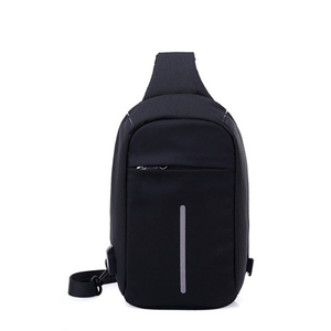 Hot-selling Fashion Outdoor Travel <strong>Cross</strong> <strong>Body</strong> Custom Print Shoulder <strong>Bag</strong> With USB Charger Chest <strong>Bag</strong> - Product Image 1