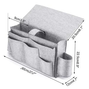 Organizador de Cabecera de Fieltro de Gran Capacidad, Moderno y Novedoso, Almacenamiento <span class=keywords><strong>Colgante</strong></span> para Computadoras Portátiles de 15.6 Pulgadas - Product Image 1