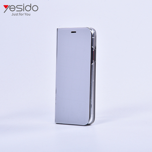 Miroir flip en cuir retour housse téléphone pour iphone XS, pour <span class=keywords><strong>apple</strong></span> iphone XS cas de couverture arrière - Product Image 1