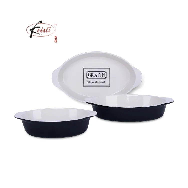 Керамическая кастрюля и пекарь для стола глубокая сервировочная посуда керамическая посуда для выпечки поднос для выпечки