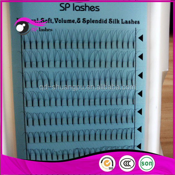 Haute qualité synthétique extensions de cils 3D volume W faux cils