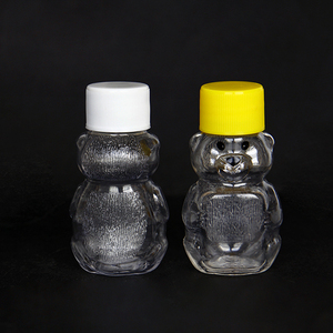 Honey Bottle Honey 50ml 60g Plastic Bee Honey Bear Shape Bottle With Screw Caps