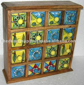 Vente en gros d'armoires à tiroirs de rangement en céramique et en bois pour une organisation et une accessibilité efficaces - Product Image 1