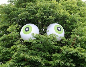 Gonflable géant attrayant yeux pour la décoration d'arbre/gonflable suspendus globes oculaires/halloween globe oculaire décorations - Product Image 4
