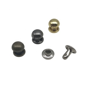 Guanfeng Chất Lượng Cao Giày Vành Đai Cap Hat Kim Loại Chốt Trang Trí May Mặc Đinh Tán Stud Đôi Bên Túi Xách Đầu Nấm Đinh Tán - Product Image 3