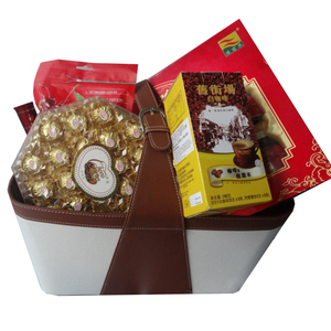 High-end Classic Style <strong>Empty</strong> <strong>Cheap</strong> Gift <strong>Basket</strong> for Holiday, Christmas Gift <strong>Basket</strong> <strong>Hamper</strong> With Handle - Product Image 2