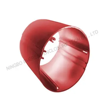 Aluminum extrusion metal round tube housing