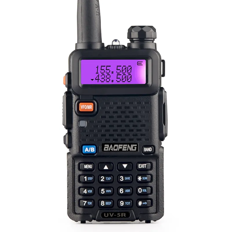 Baofeng Walkie Talkie UV-5R Dualband CB Radio Transceiver Neue Version 520Mhz Funkgerät mit KOSTENLOSEM PTT EAR PHONE