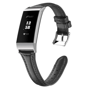 Tschick – bracelets en cuir pour <span class=keywords><strong>Fitbit</strong></span> Charge 3/SE pour femmes et hommes, petits et grands, bande de remplacement en cuir de qualité supérieure, accessoires de poignet - Product Image 4
