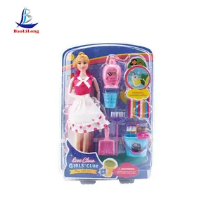 11.5 pouces princesse poupée ensemble avec des meubles jouets enfant ensemble sanitaire corps solide poupée commune pour les enfants jouet de mode poupée jouet