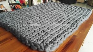 130 Colors in Stock Super Chunky <strong>100</strong> Merino <strong>Wool</strong> <strong>Yarn</strong> Large Knit Thick Throw Blanket Hand Knit <strong>Yarn</strong> - Product Image 3