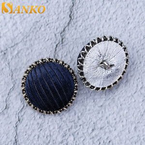 Oeko Tex Standard Clothes <span class=keywords><strong>Shank</strong></span> Button Tecido Vintage Coberto Botões Canadá - Product Image 1