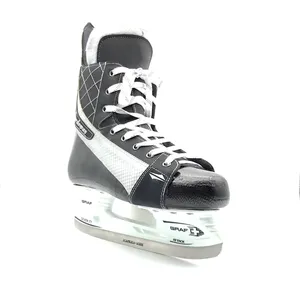 고정 사이즈 아이스 하키 스케이트 제조 업체 높은 엔드 통합 탄소 섬유 아이스 팀 하키 스케이트 신발