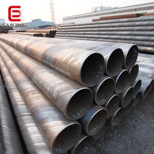 Large Diameter Hydropower Penstock API 5L carbon steel spiral Spiral Welded ssaw Steel Pipe price