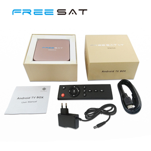 De Metal negro Receptor de Satélite Freesat S905X Gráfico 3D Android 6.0 Smart TV Box 2 GB/16 GB Gratuito <span class=keywords><strong>A</strong></span> Internet buscando - Product Image 6