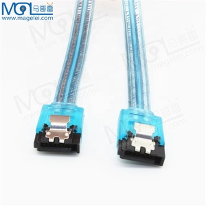 50cm màu xanh trong suốt tốc độ cao 6 gbps <span class=keywords><strong>SATA</strong></span> 3.0 III Cáp dữ liệu cho HDD Ổ cứng SSD - Product Image 2