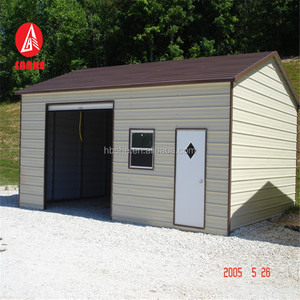 Pliant Portatif extérieur Mobile Voiture Parking <span class=keywords><strong>Hangar</strong></span> Préfabriqué En Métal Garage Kits - Product Image 2