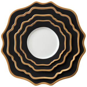 Gros <span class=keywords><strong>corelle</strong></span> vaisselle ensemble plaque personnalisé noir couleur vaisselle plaques - Product Image 5