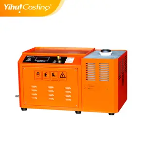 Yihui gold bar making machine Mini jewelry machine induction melting furnace 1kg induction melting furnace gold melting machine