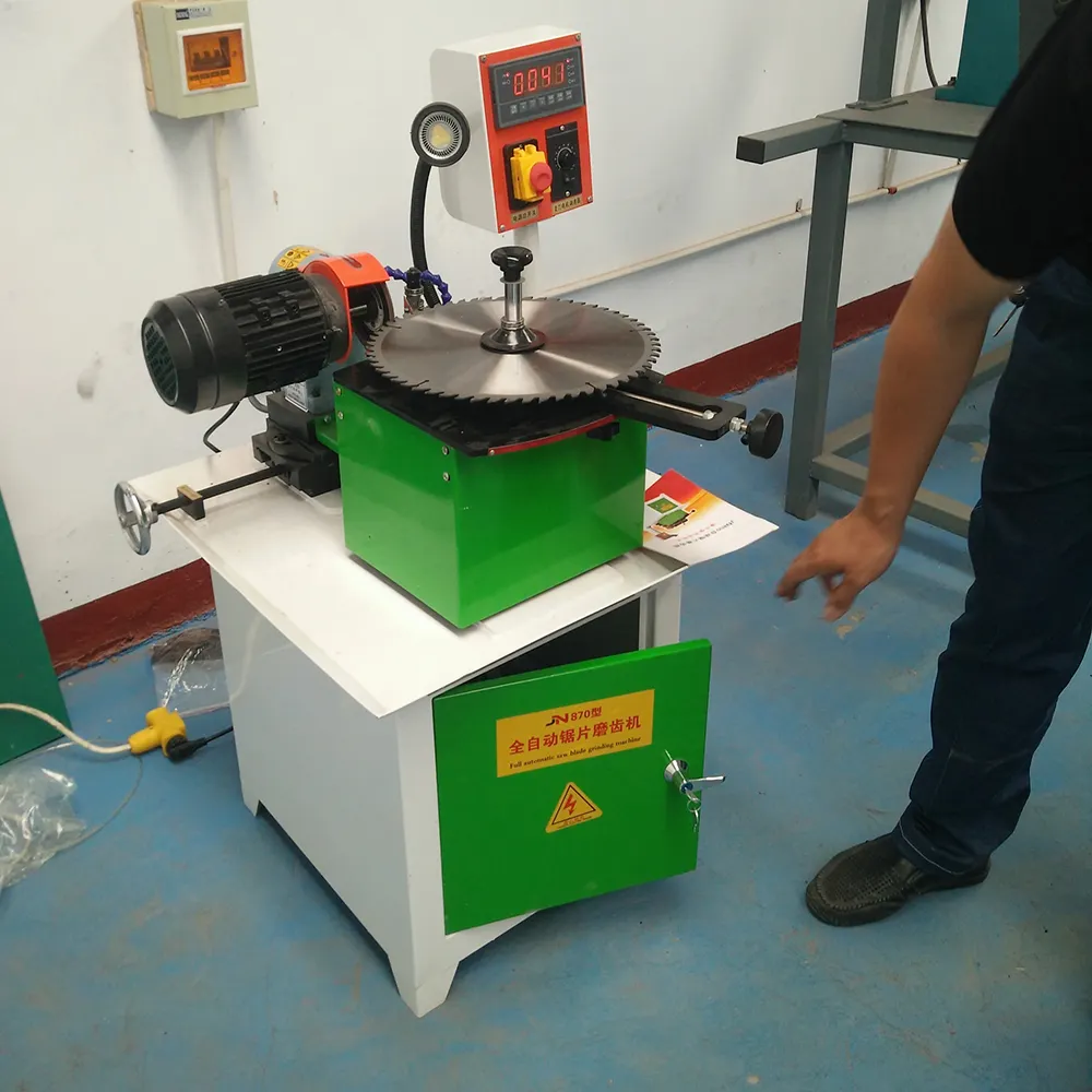 Máquina de compartilhar lâmina de serra circular automática